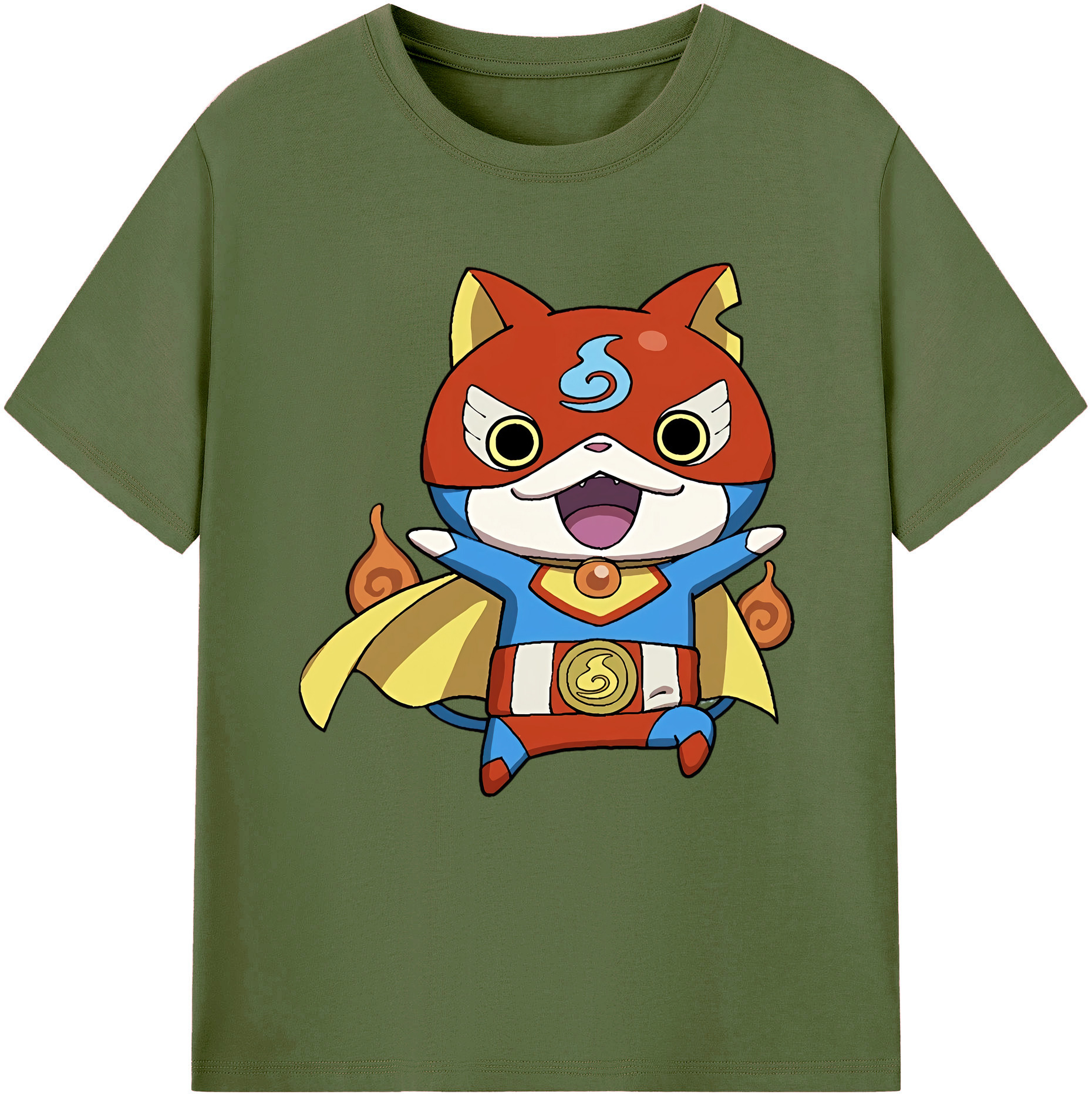 （画像用） 妖怪ウォッチ Yo-kai Watch 綿100％半袖Tシャツ（フロントプリント）